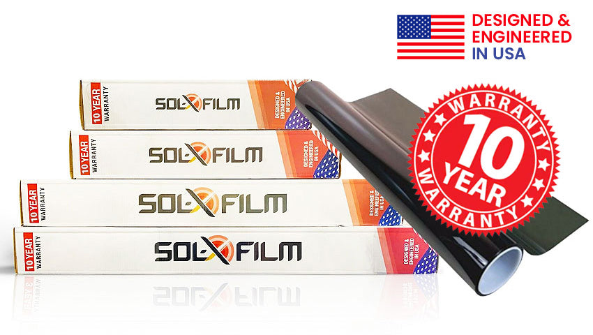 Diablo SOL-X Film - 24" x 100 Ft Roll - 2 Ply 5% Window Tint - CARBON FILM
